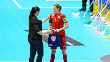 Švédsko - Česko, v roce 2019 sehrála Eliška Krupnová stý zápas za reprezentaci
