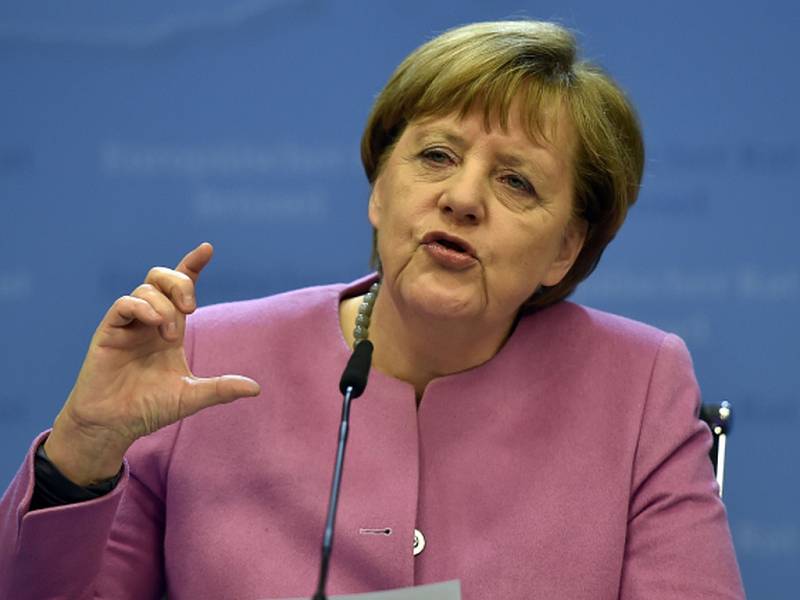 Německá kancléřka Angela Merkelová v roce 2016.