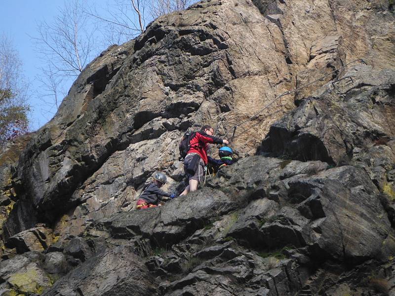 Ferrata Jezerní stěna