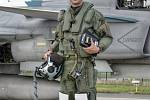 Velitel čáslavské 211. taktické letky podplukovník Michal Daněk je teprve druhým člověkem na světě, který v gripenu strávil dva tisíce letových hodin