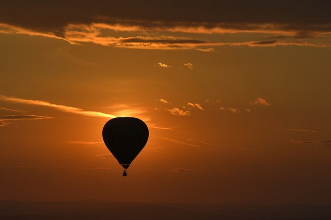 Let horkovzdušným balonem. Ilustrační snímek