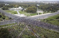 Protivládní demonstrace v Minsku