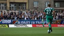 Zápas fotbalové Fortuna ligy mezi Bohemians Praha 1905 a FC Baníkem Ostrava v Ďolíčku 13.srpna.