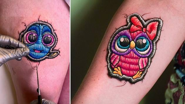 Je libo vyšívané tetování? Nebo tetované vyšívání?
