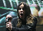 Ozzy při koncertu s Black Sabbath v pražské O2 areně v roce 2016.