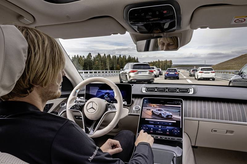 Autonomní jízda Mercedes-Benz