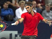 Roger Federer ve finále v Basileji
