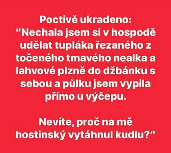 Něco vypiju hned a něco si vezmu s sebou? To bude problém...