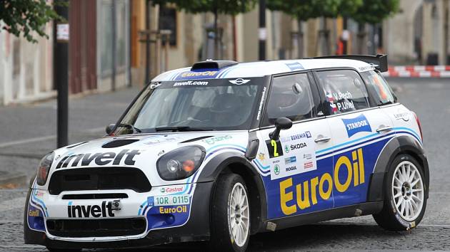 Václav Pech na Rallye Bohemia.