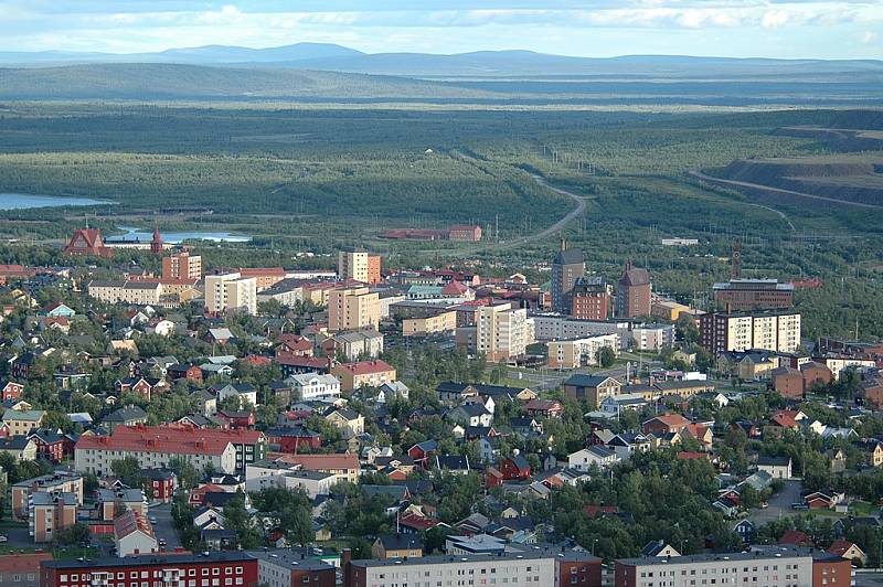 Švédské město Kiruna