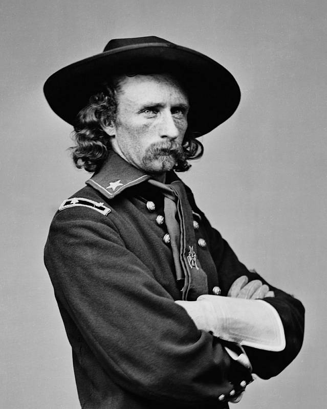 George Armstrong Custer v polní uniformě