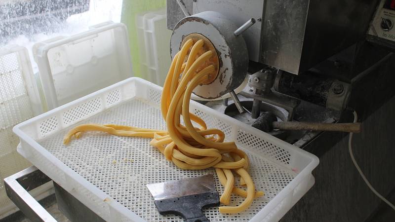 Výroba těstovin Pasta Fidli v Mníšku pod Brdy