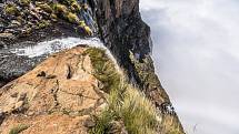 Pohled z vrcholu vodopádu Tugela v Jihoafrické republice