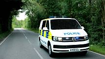 Policejní dodávka Volkswagen Transporter