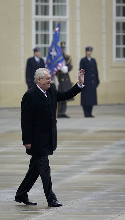 Inaugurace Miloše Zemana.