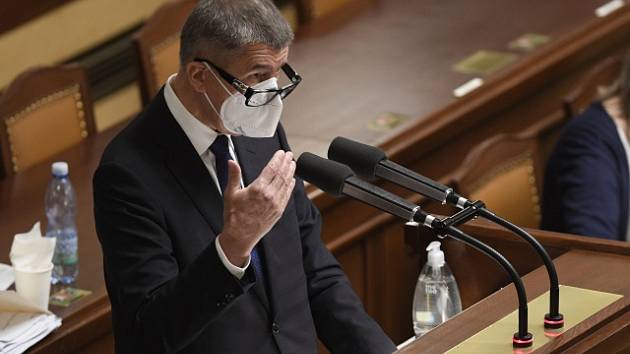 Premiér Andrej Babiš (ANO) žádá Sněmovnu o prodloužený nouzového stavu.