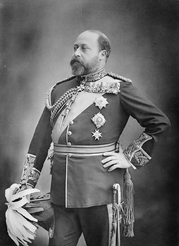 Britský král Eduard VII., nejstarší syn královny Viktorie.