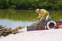 Australana sevřel do čelistí krokodýl. Zachránil se tím, že ho kousl do oka. Ilustrační snímek