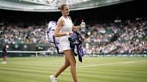 Karolína Plíšková ve Wimbledonu.