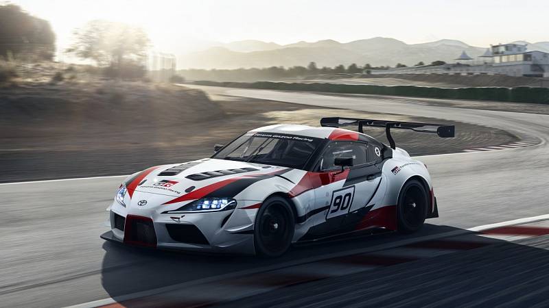 Koncept Toyota GR Supra Racing.