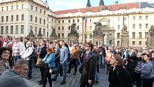 Demonstrace na Hradčanském náměstí, 11. května 2017