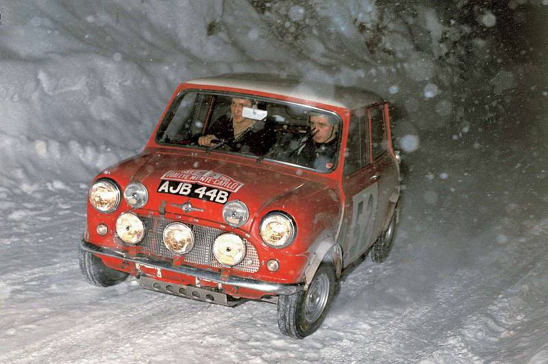 Mini Cooper S pak byl velmi úspěšný na trati Rallye Monte Carlo