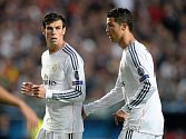 Finále Ligy mistrů: Cristiano Ronaldo a Gareth Bale