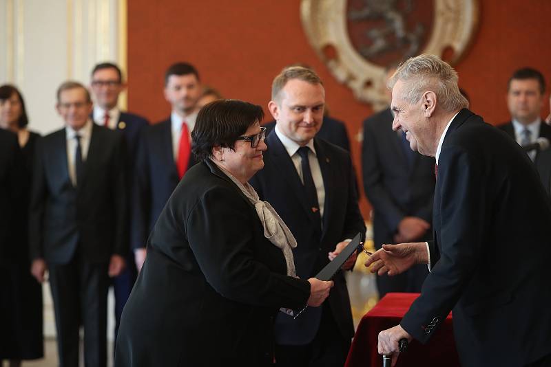 Český prezident Miloš Zeman jmenoval nové ministry