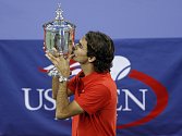 Roger Federer - třináctinásobný grandslamový vítěz. 