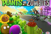 Počítačová hra Plants vs Zombies.
