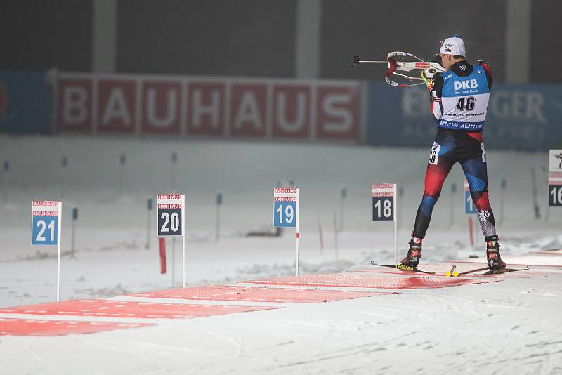 Závod SP v biatlonu ve sprintu na 10 km mužů v Novém Městě na Moravě.