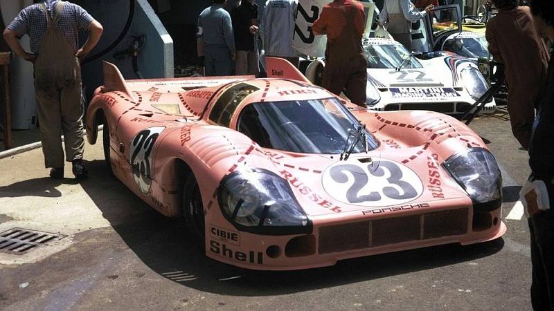 Porsche 917/20 s přezdívkou „Pink Pig“ (růžové prase).