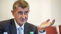 Premiér Andrej Babiš poskytl 16. června 2020 rozhovor Deníku