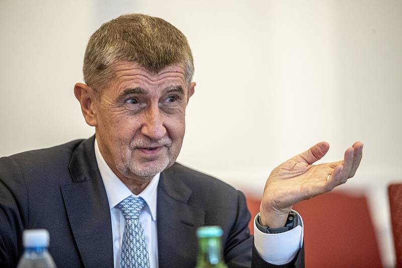 Premiér Andrej Babiš poskytl 16. června 2020 rozhovor Deníku