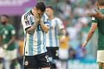 Zklamaný Lionel Messi na MS 2022