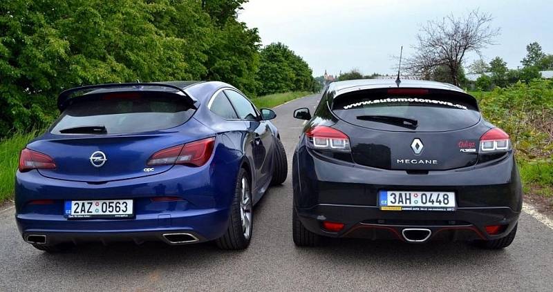 Srovnání Opelu Astra OPC a Renaultu Mégane R.S.