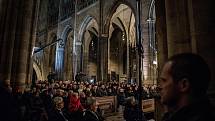 Koncert České filharmonie a Pražského filharmonického sboru k inauguraci prezidenta Petra Pavla, 9. března 2023, kaple sv. Václava, katedrála sv. Víta, Praha