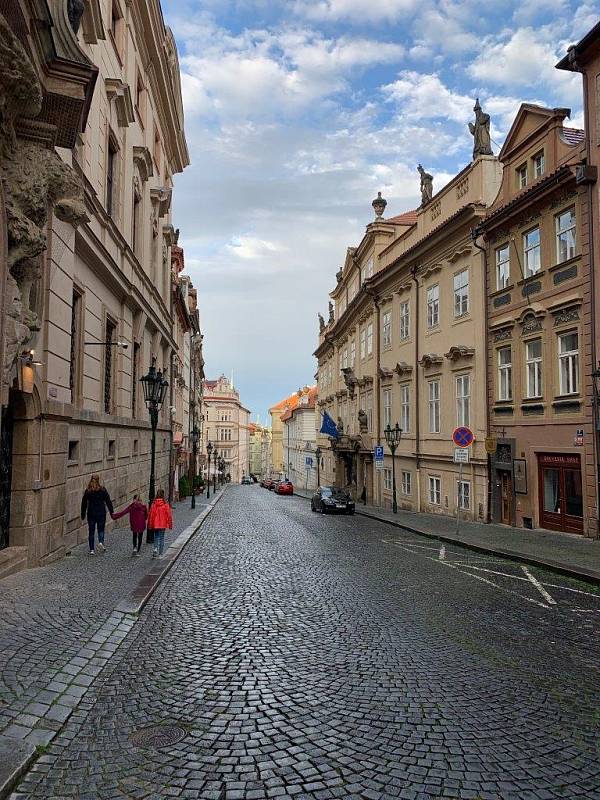 Vylidněné centrum Prahy