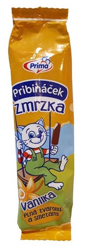 Pribináček Zmrzka Vanilka.