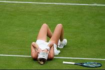 Markéta Vondroušová po vítězství ve Wimbledonu