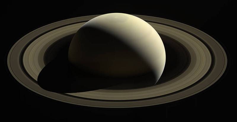 Snímek pořízený sondou Cassini