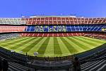 Santuario del calcio Camp Nou dell'FC Barcelona.  foto illustrativa