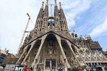 Chrám Sagrada Familia v Barceloně
