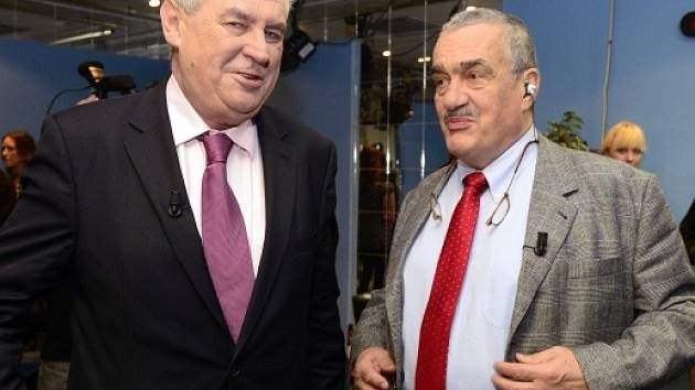 Miloš Zeman a Karel Schwarzenberg