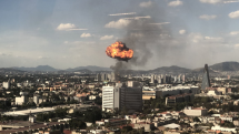 Výbuch lihovaru v Mexico City