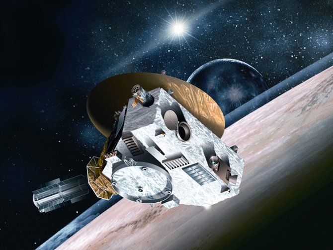 Sonda New Horizons na cestě k Plutu.