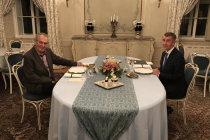 Tradiční setkání prezidenta Miloše Zemana s premiérem Andrejem Babišem