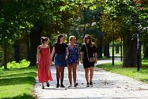 Jeden z posledních teplých a slunečných dnů přicházejícího podzimu si lidé užívali 7. září 2021 v Olomouci.