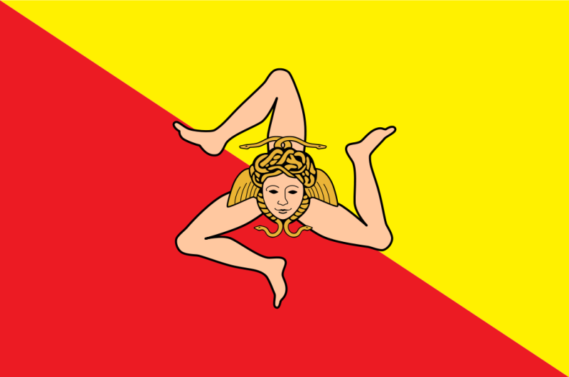 Vlajka Sicílie