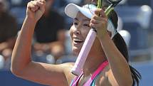 Čínská tenistka Pcheng Šuaj na US Open.